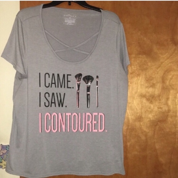 0X Plus Size “I Came. I Saw. I Contoured.” T-Shirt - Picture 2 of 7